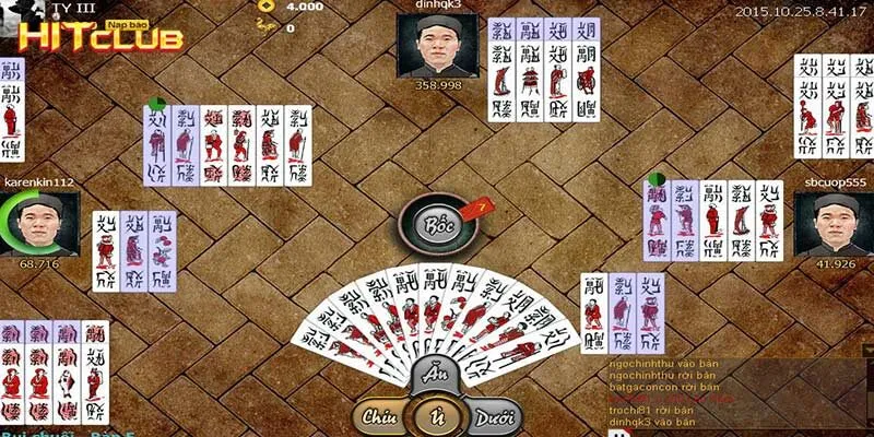 Luật chơi bài chắn tại cổng game trực tuyến mới nhất
