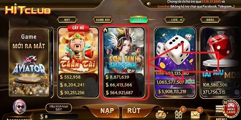 Tìm hiểu về cách chơi game Sơn Tinh Thuỷ Tinh Hitclub