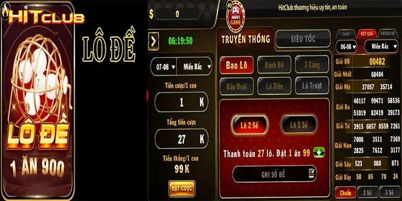 Tìm hiểu những hình thức lô đề Hitclub hấp dẫn nhất
